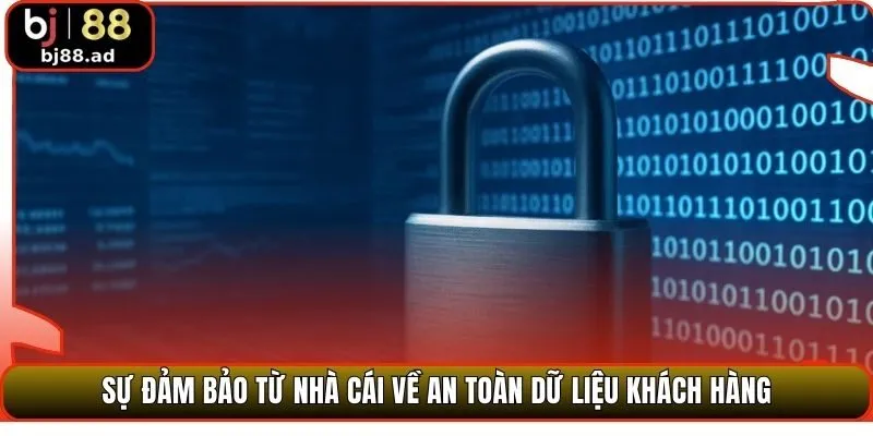 Sự đảm bảo từ nhà cái về an toàn dữ liệu khách hàng